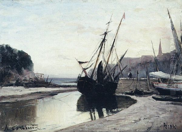 Low Tide in Pornic - view 1