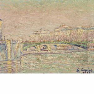 Serie Du Pont D'arioles Avant 10 Heure De Le Matin by Gustave Cariot