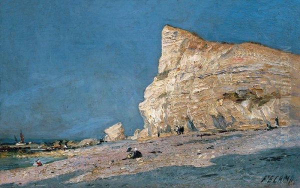 Cliffs at Fecamp - view 1