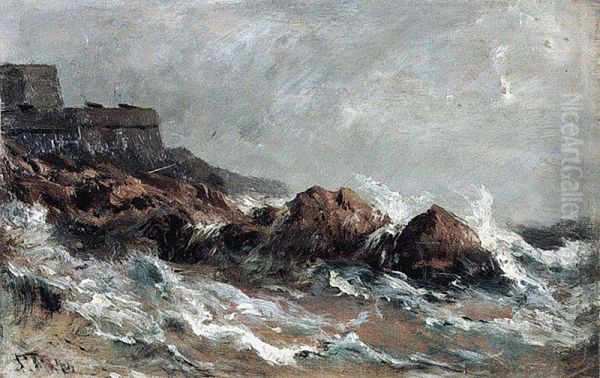 Cliffs in Saint Malo - view 1