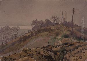 A Machine Gun Position in Germany by Alex Colville