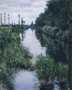 Le petit bras de la Seine a Argenteuil by Gustave Caillebotte