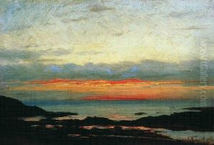 Evening in Pornic by Alexey Bogolyubov