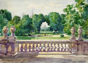 Kiev. The Palace Garden by Alexey Bogolyubov