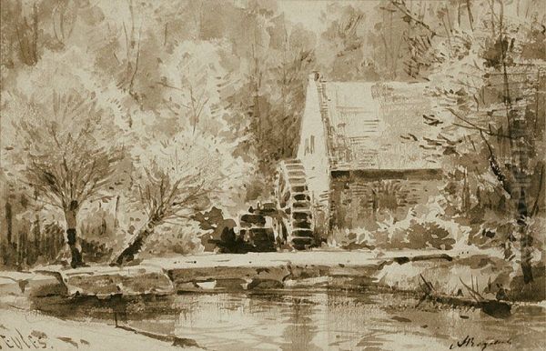The Watermill in Veules (1) - view 1