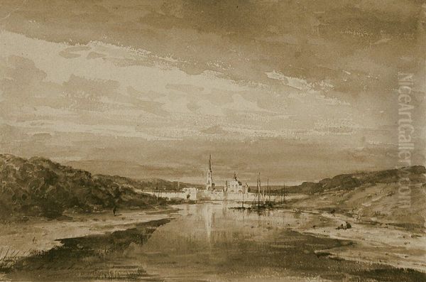 Monastery on the Riverbank - view 1
