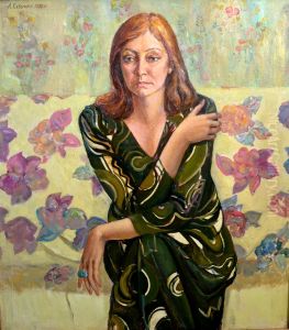 Portrait of actress Larisa Luzhina by Aliaxey Kuzmich
