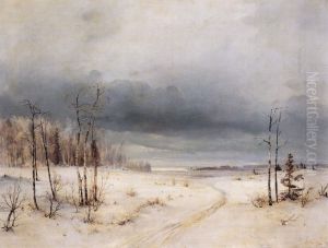 <<Zima>> by Alexei Kondratievich Savrasov