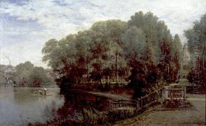 Zhukov Pond in Moscow by Alexey Bogolyubov