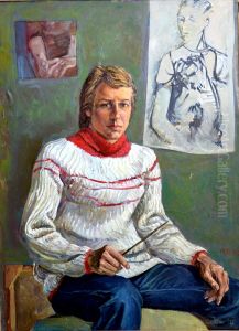 Self-portrait by Aliaxey Kuzmich
