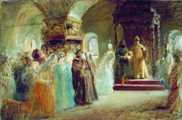 The Bride-show of tsar Alexey Michailovich - view 1