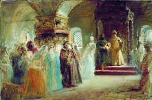 The Bride-show of tsar Alexey Michailovich by Konstantin Makovsky
