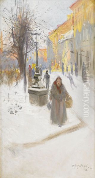 Artillerigatan in Winter Dress - view 1