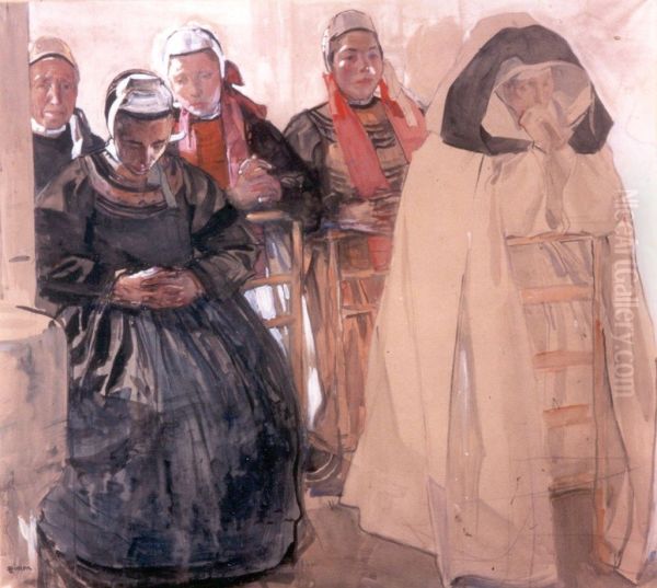 Religieuse et bretonnes en prieres - view 1