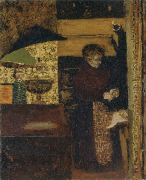Madame Vuillard Peeling Potatoes ri ben yu: shuwomukuvu~yuiyaru fu ren - view 1