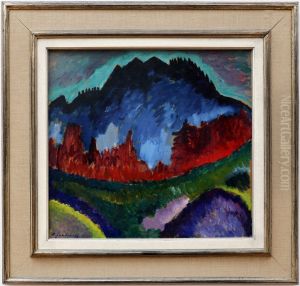 Landscape near Obersdorf by Alexei Jawlensky
