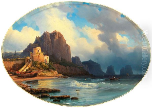 A scene in Capri - view 1