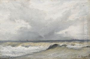 Coastal sceneru=Pribreznye sceny by Alexey Bogolyubov