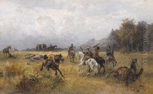 Nach dem Uberfalle by Alfred Friedlander
