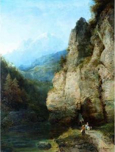 Huile Sur Toile by Joseph Kuwasseg Carl