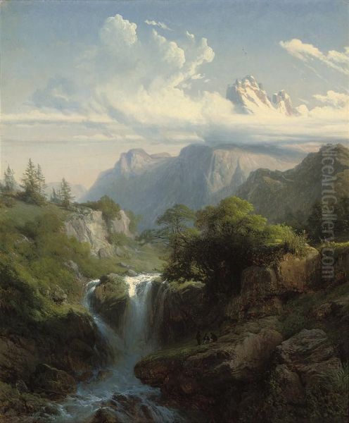 A Mountain Torrent - view 1