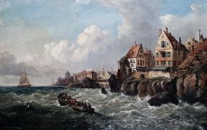 Along The Coast Of Brittany by Joseph Kuwasseg Carl