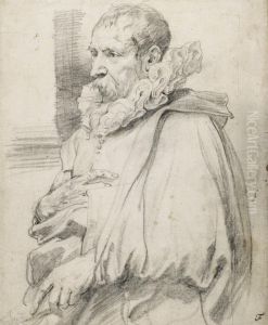 Portrait of Pieter Bruegel the Younger by Sir Anthony Van Dyck