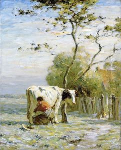 La Traite du matin by Horatio Walker