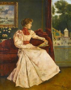 Chez soi. by Alfred Stevens