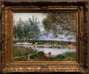 il sentiero del vecchio traghetto by Alfred Sisley