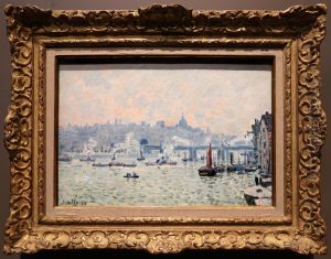 Charing cross bridge by Alfred Sisley