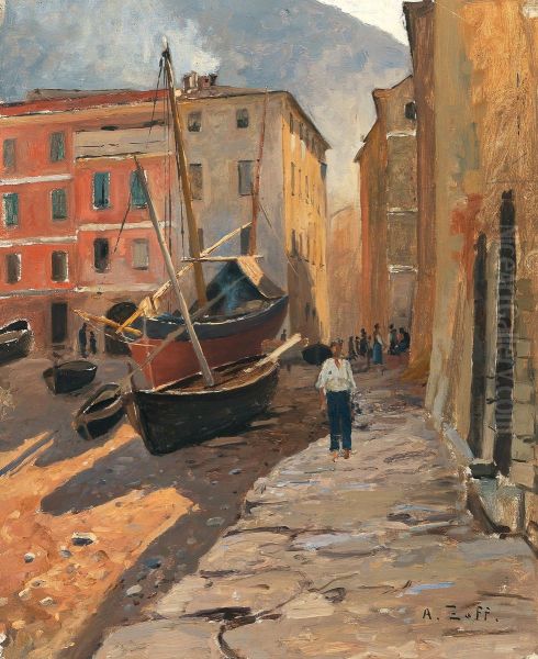 A harbour on the Riviera - view 1