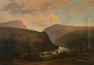 Delaware water gap by Reuben Oliver Luckenbach