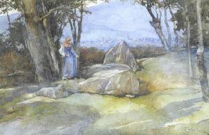 Figura Nel Paesaggio Figura Nel Paesaggio