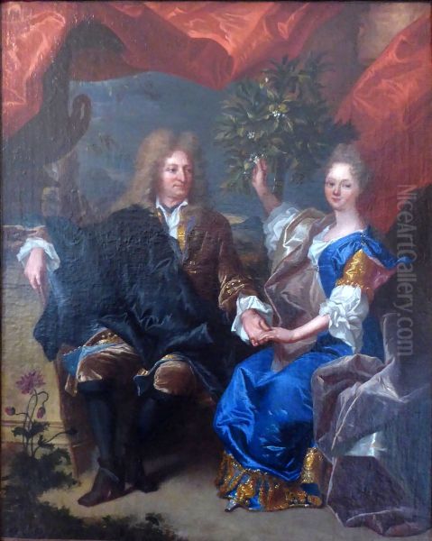 Count Jan-Andrzej Mortsztyn and his daughter - view 1