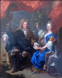 Count Jan-Andrzej Mortsztyn and his daughter