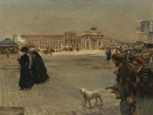 Ruines des Tuileries by Jane de Montchenu