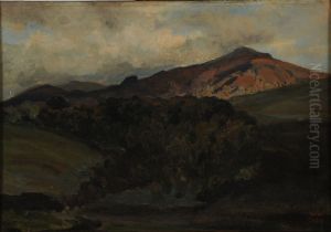 Monte-Cavo by Jean-Baptiste Camille Corot