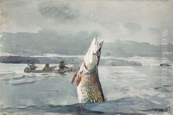 Pike, Lake St. John (Ouananiche Fishing) - view 1