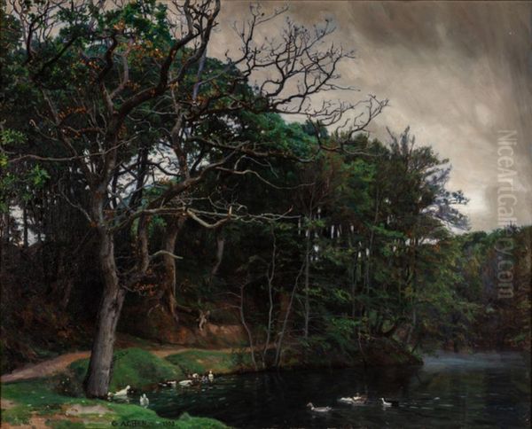Landscape at Baekkelund, Hald. - view 1