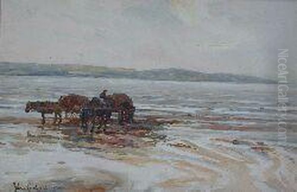 Collecting Sea-wrack - view 1
