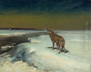In February by Alfred Wierusz-Kowalski