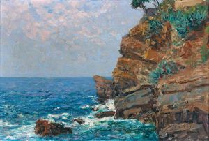 On the Sestri Levante coast by Alfred Zoff