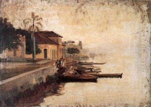 Port of Paranagua by Alfredo Andersen