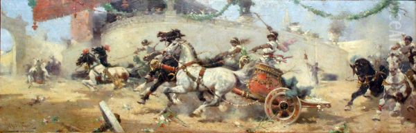 The chariot race in the Circus Maximus - view 1