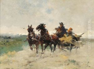 Returning Home from the Fields by Alfredo Tominz