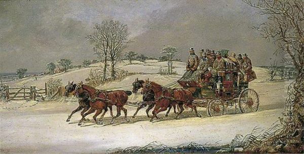 The Ipswich to London Mail Coach - view 1