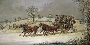 The Ipswich to London Mail Coach by Henry Thomas Alken