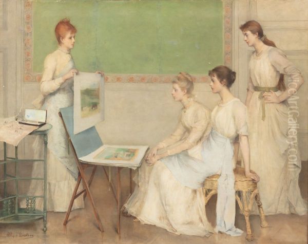 In the artist's studio - view 1
