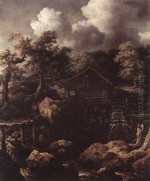 Forest Scene with Water-Mill - view 1